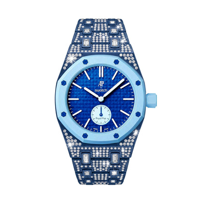 [Garvey]Royal Oak Pop Exclusive Bioceramic Case & Bioceramic Strap Full Diamond