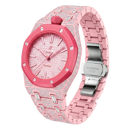 [Garvey]Royal Oak Pop Exclusive Bioceramic Case & Bioceramic Strap Full Diamond