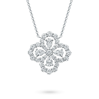 [Garvey]LOOP NECKLACE FULL MOTIF DIAMOND 16MM MULTIPLE COLORS