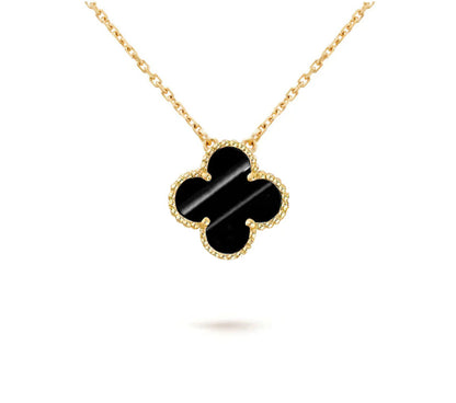 [Garvey]15MM CLOVER FLOWER PENDANT NECKLACE COLLECTION