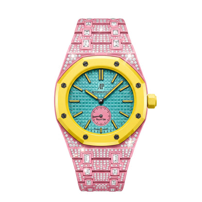 [Garvey]Royal Oak Pop Exclusive Bioceramic Case & Bioceramic Strap Full Diamond