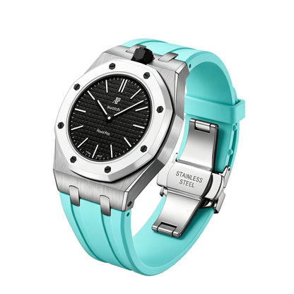[Garvey]Royal Oak Pop Exclusive Steel Case & Silicone Strap With Cradle