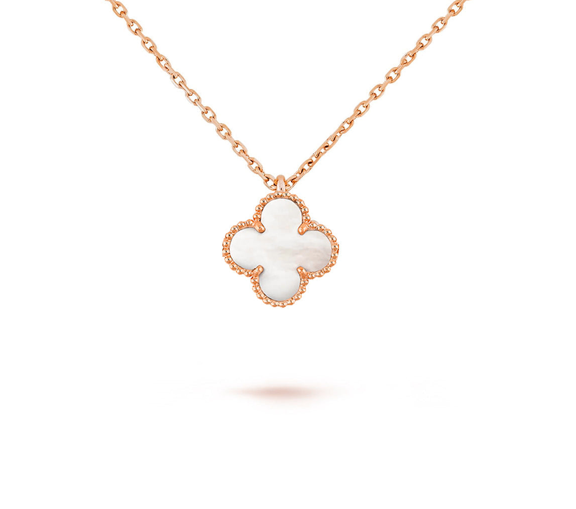 [Garvey]9.5MM MINI CLOVER PENDANT NECKLACE COLLECTION