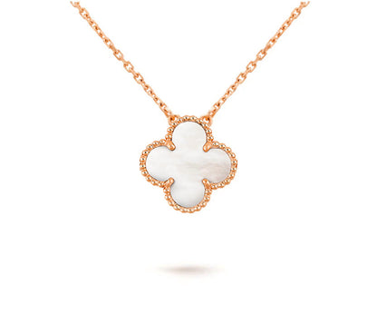 [Garvey]15MM CLOVER FLOWER PENDANT NECKLACE COLLECTION