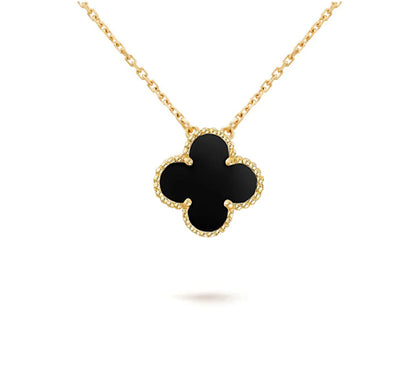 [Garvey]15MM CLOVER FLOWER PENDANT NECKLACE COLLECTION