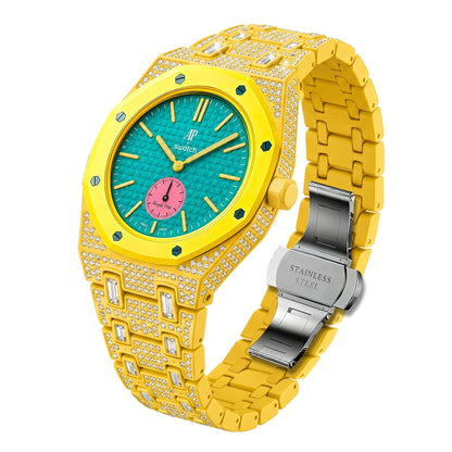 [Garvey]Royal Oak Pop Exclusive Bioceramic Case & Bioceramic Strap Full Diamond