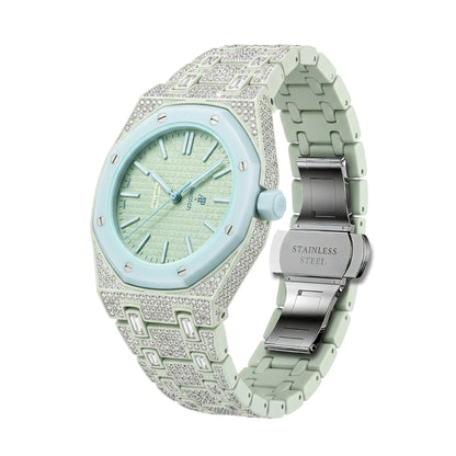 [Garvey]Royal Oak Pop Exclusive Bioceramic Case & Bioceramic Strap Full Diamond