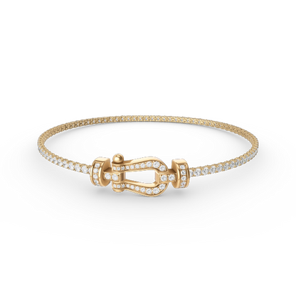 [Garvey ]FORCE  HORSESHOE  DIAMOND TENNIS BRACELET