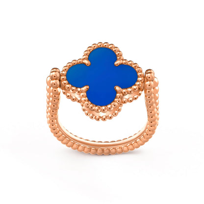 [Garvey]LUCKY CLOVER ROSE GOLD REVERSIBLE RING