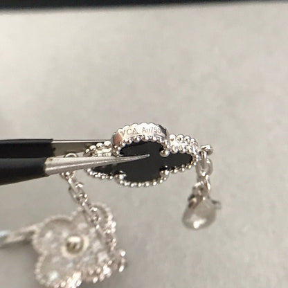 [Garvey ] CLOVER 5 MOTIF ONYXS BRACELET COLLECTION