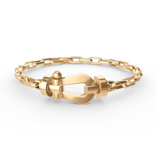 [Garvey ]FORCE LARGE HORSESHOE CLASP  METAL BRACELET