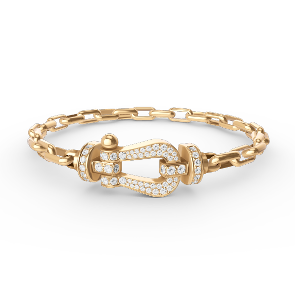[Garvey ]FORCE LARGE HORSESHOE CLASP  METAL BRACELET