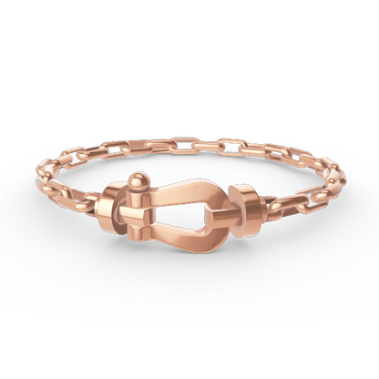 [Garvey ]FORCE LARGE HORSESHOE CLASP  METAL BRACELET