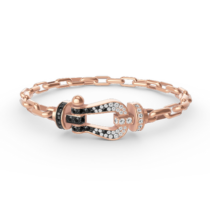 [Garvey ]FORCE LARGE HORSESHOE CLASP  METAL BRACELET