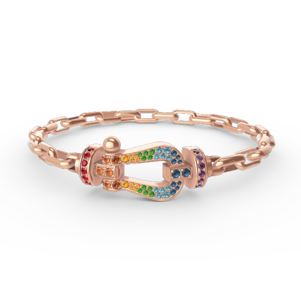 [Garvey ]FORCE LARGE HORSESHOE CLASP  METAL BRACELET