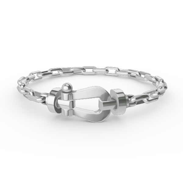 [Garvey ]FORCE LARGE HORSESHOE CLASP  METAL BRACELET