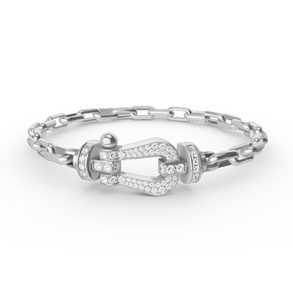 [Garvey ]FORCE LARGE HORSESHOE CLASP  METAL BRACELET