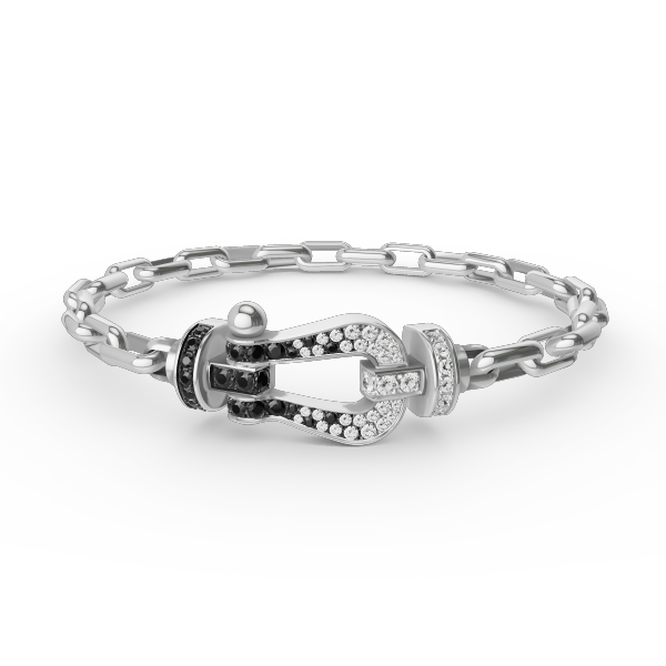 [Garvey ]FORCE LARGE HORSESHOE CLASP  METAL BRACELET