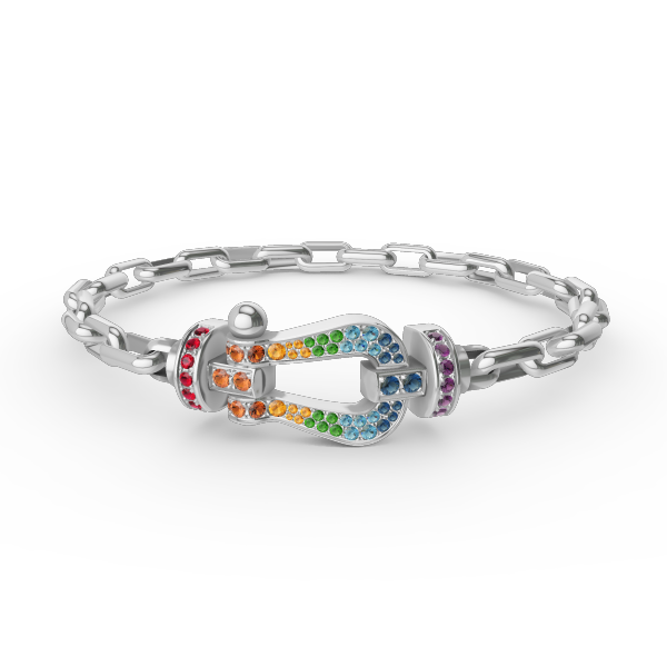 [Garvey ]FORCE LARGE HORSESHOE CLASP  METAL BRACELET