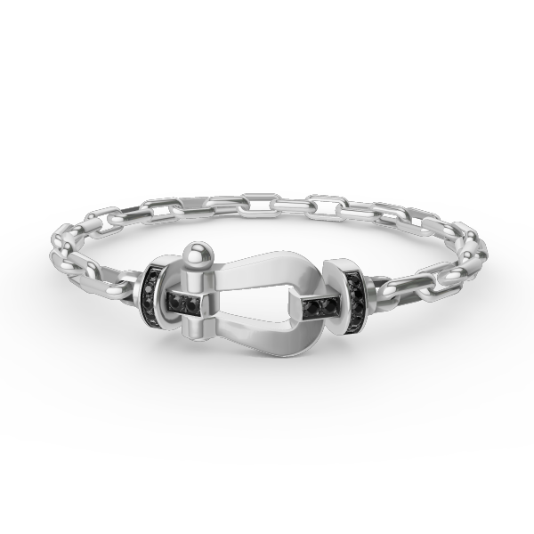 [Garvey ]FORCE LARGE HORSESHOE CLASP  METAL BRACELET