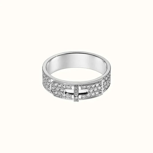 [Garvey]KELLY SILVER DIAMOND RING