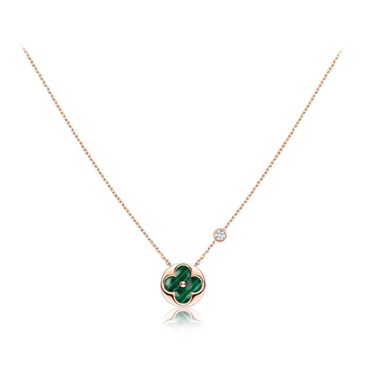 [Garvey]SUN PEDANT ROSE GOLD 1 DIAMOND NECKLACE