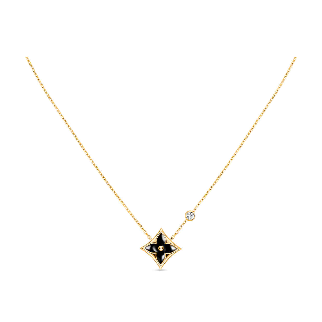 [Garvey]STAR BLACK MOP NECKLACE