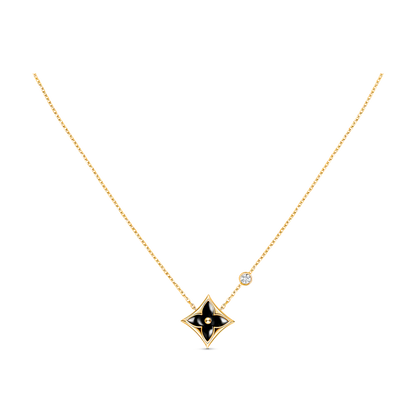 [Garvey]STAR BLACK MOP NECKLACE