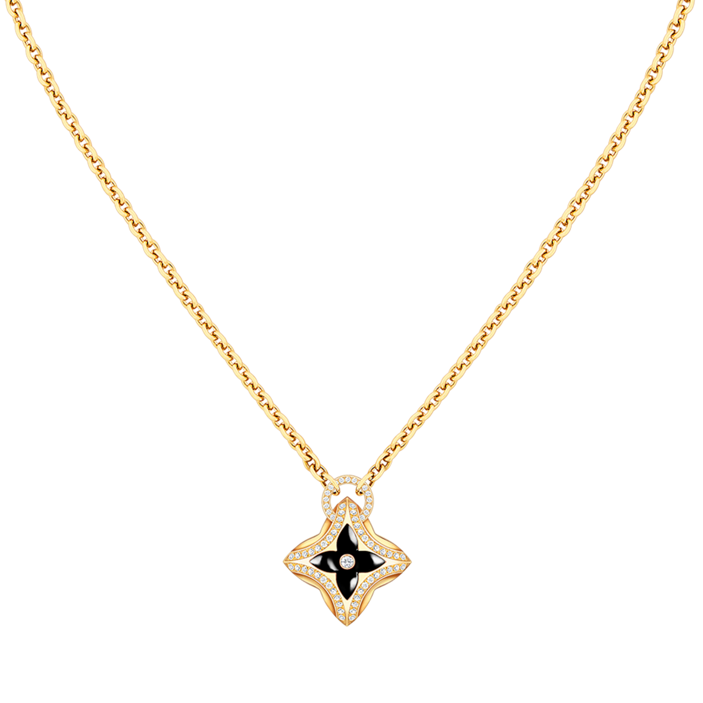 [Garvey]STAR PEDANT ROSE GOLD DIAMOND NECKLACE