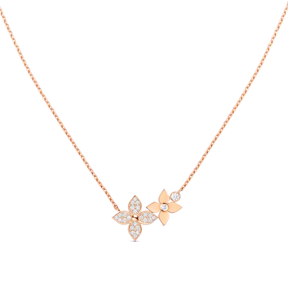 [Garvey]STAR BLOSSOM NECKLACE ROSE GOLD DIAMONDS