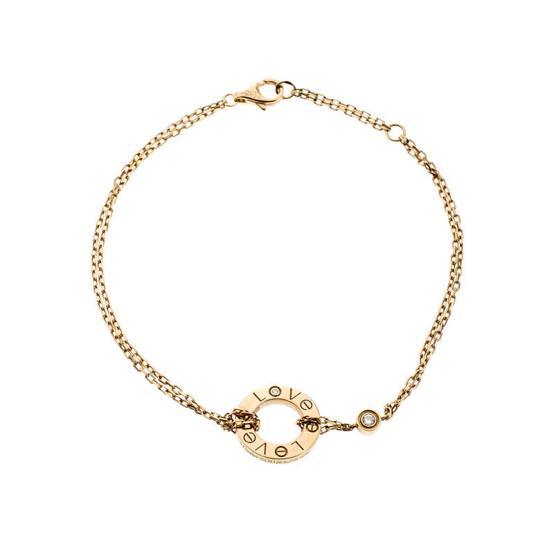 [Garvey ]LOVE BRACELET 2 DIAMOND