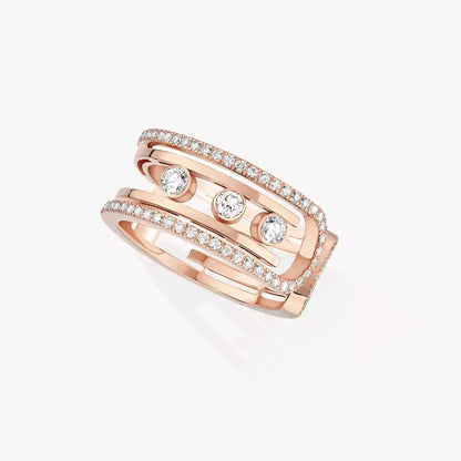 [Garvey]Move 10th Diamond Ring in Gold