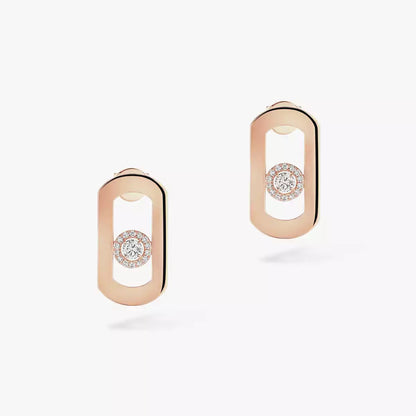 [Garvey]So Move Diamond Earrings in Yellow Gold