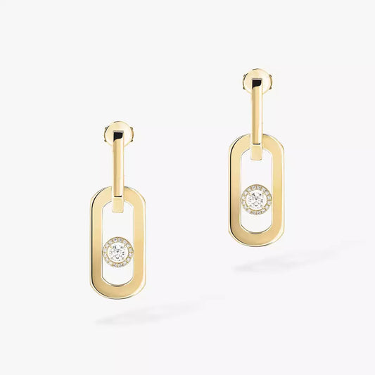 [Garvey]SO MOVE XL DIAMOND PENDANT EARRINGS