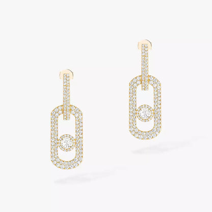 [Garvey]So Move XL Pave_-Set Diamond Pendant Earrings