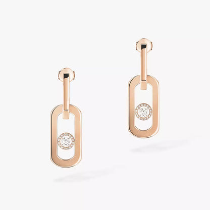 [Garvey]So Move XL Diamond Pendant Earrings