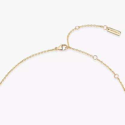 [Garvey]Lucky Eye Diamond Necklace in Rose Gold and Turquoise