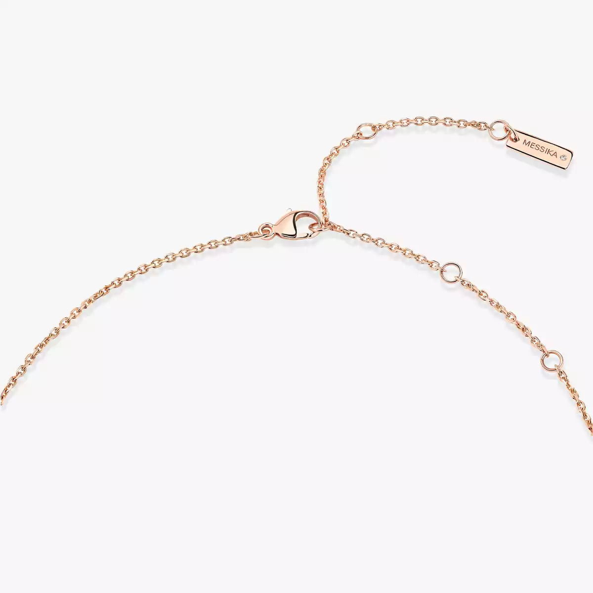 [Garvey]Lucky Eye Diamond Necklace in Rose Gold and Turquoise