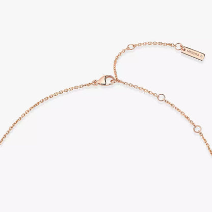 [Garvey]Lucky Eye Diamond Necklace in Rose Gold and Turquoise