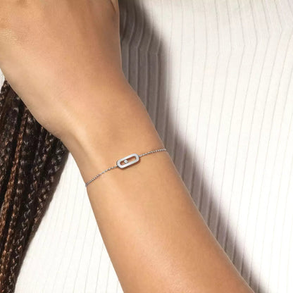 [Garvey]MOVE UNO SINGLE DIAMOND BRACELET