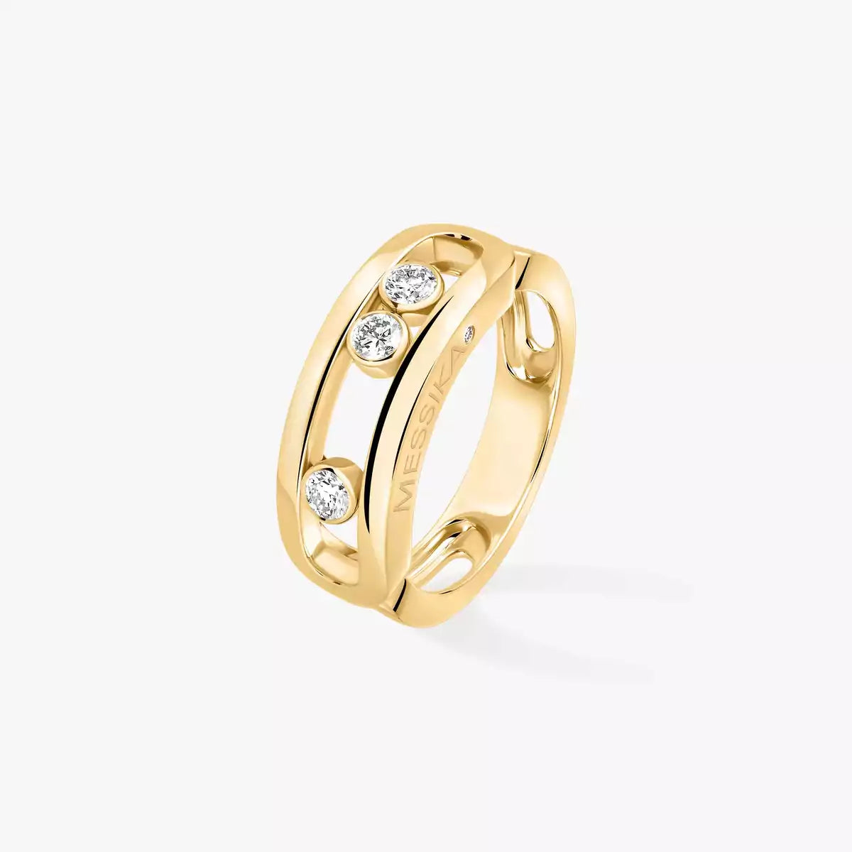 [Garvey]  Move Gold Diamond Ring