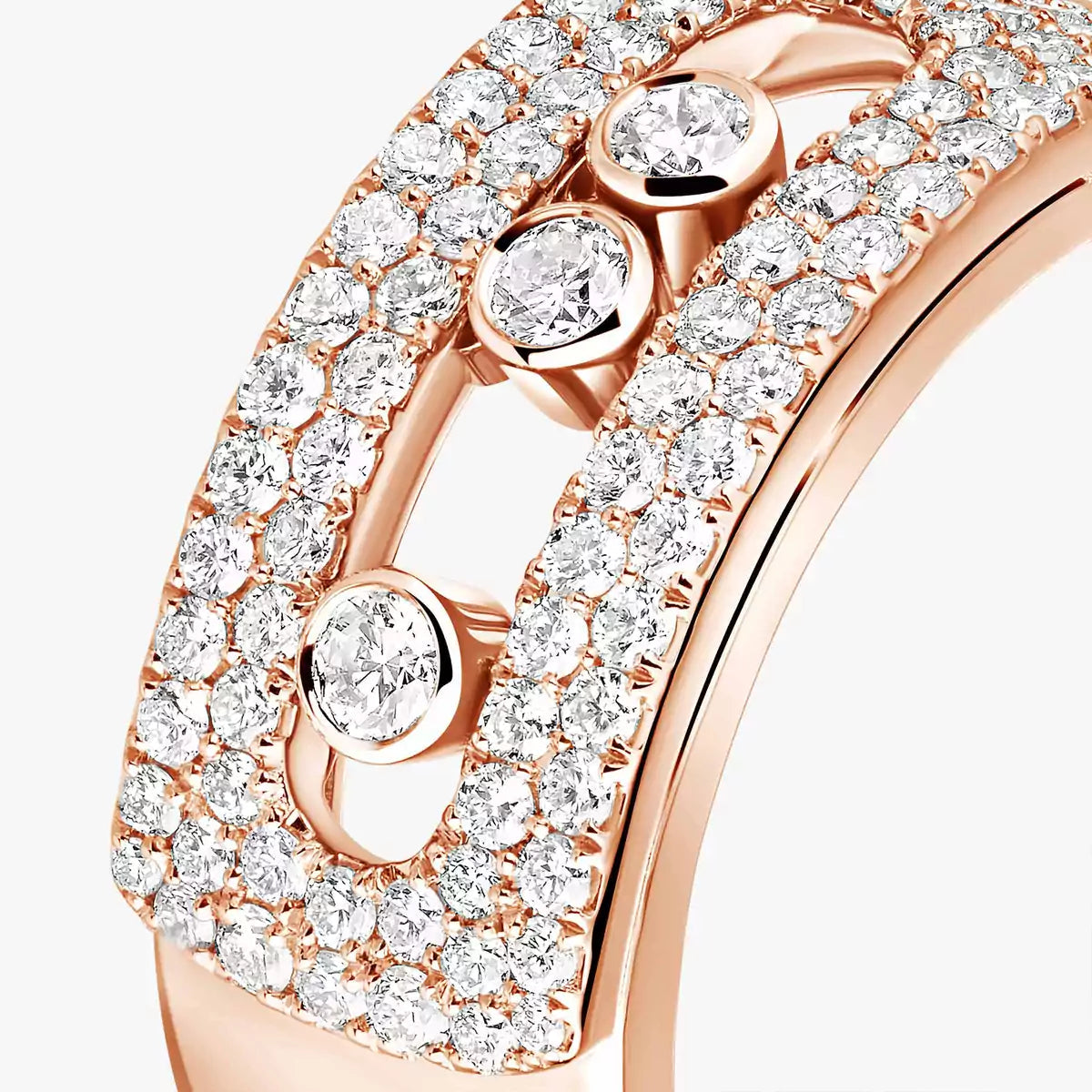 [Garvey]MOVE NOA PAVÉ DIAMOND INTERLOCKING RING
