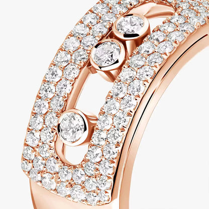 [Garvey]MOVE NOA PAVÉ DIAMOND INTERLOCKING RING