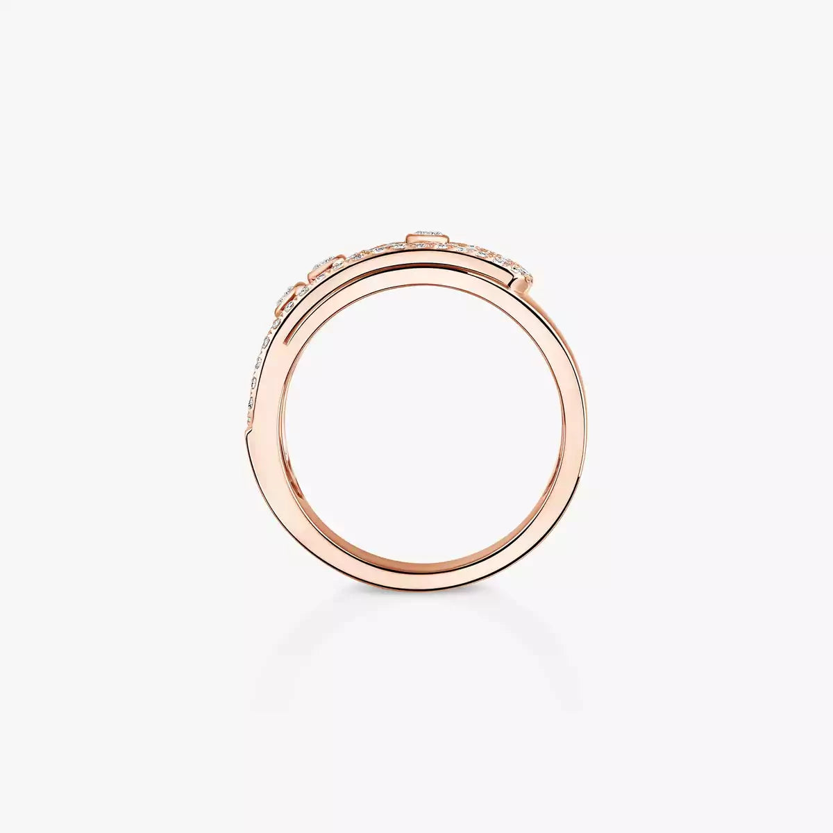 [Garvey]MOVE NOA PAVÉ DIAMOND INTERLOCKING RING