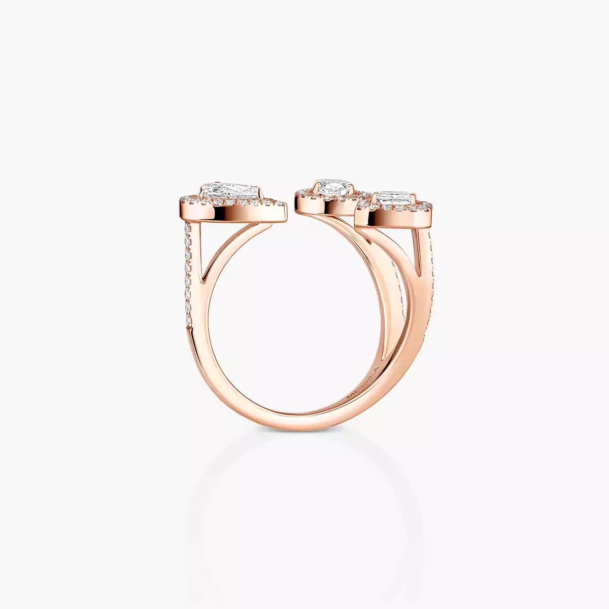 [Garvey]MY TWIN TRILOGY OPEN PAVÉ RING