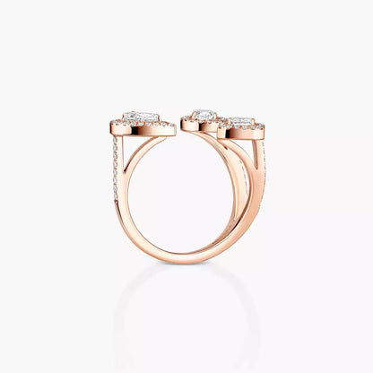 [Garvey]MY TWIN TRILOGY OPEN PAVÉ RING