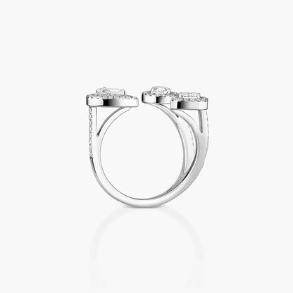 [Garvey]MY TWIN TRILOGY OPEN PAVÉ RING