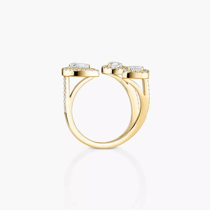 [Garvey]MY TWIN TRILOGY OPEN PAVÉ RING
