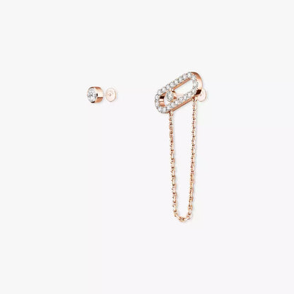[Garvey]MOVE UNO ALL DIAMOND STUD EARRINGS