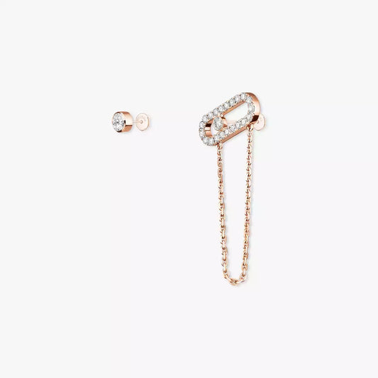 [Garvey]MOVE UNO ALL DIAMOND STUD EARRINGS